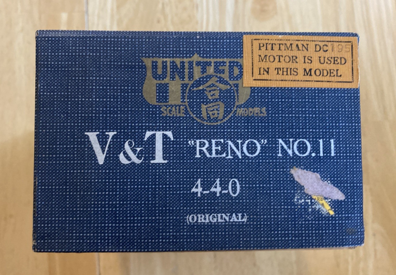HO United Scale Models V&T Reno No. 11 4-4-0 Original Brass Virginia & Truckee