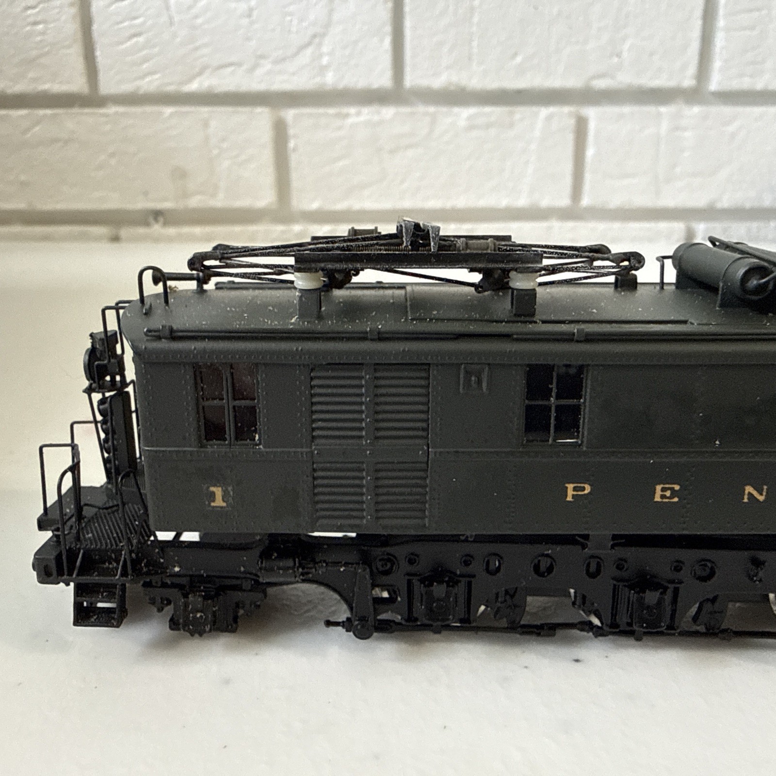 Custom NJ Brass 344 HO Brass Train PRR Pennsylvania Class FF-2 Electric ~AS IS