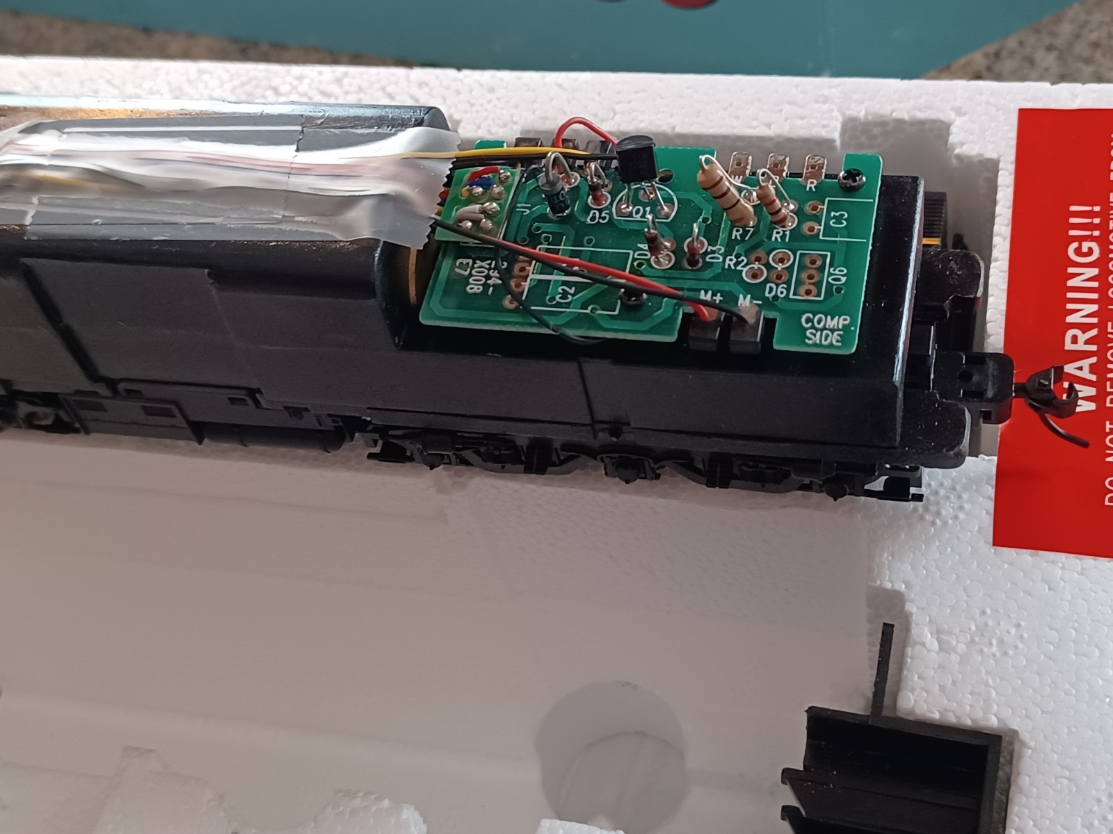 PROTO 2000-HO-PA LOCOMOTIVE-ERIE-CAR #853-DIGITRAX DECODER-ITEM#21660-NO SOUND