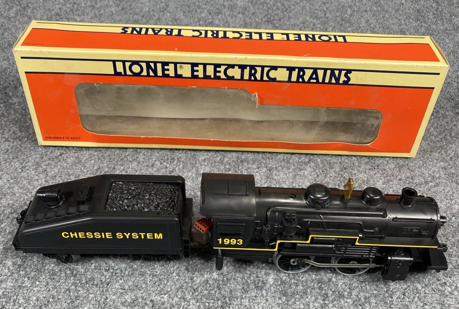 Lionel Electric Trains Chessie System 2-4-0 Steam Locomotive And Tender 6-18713