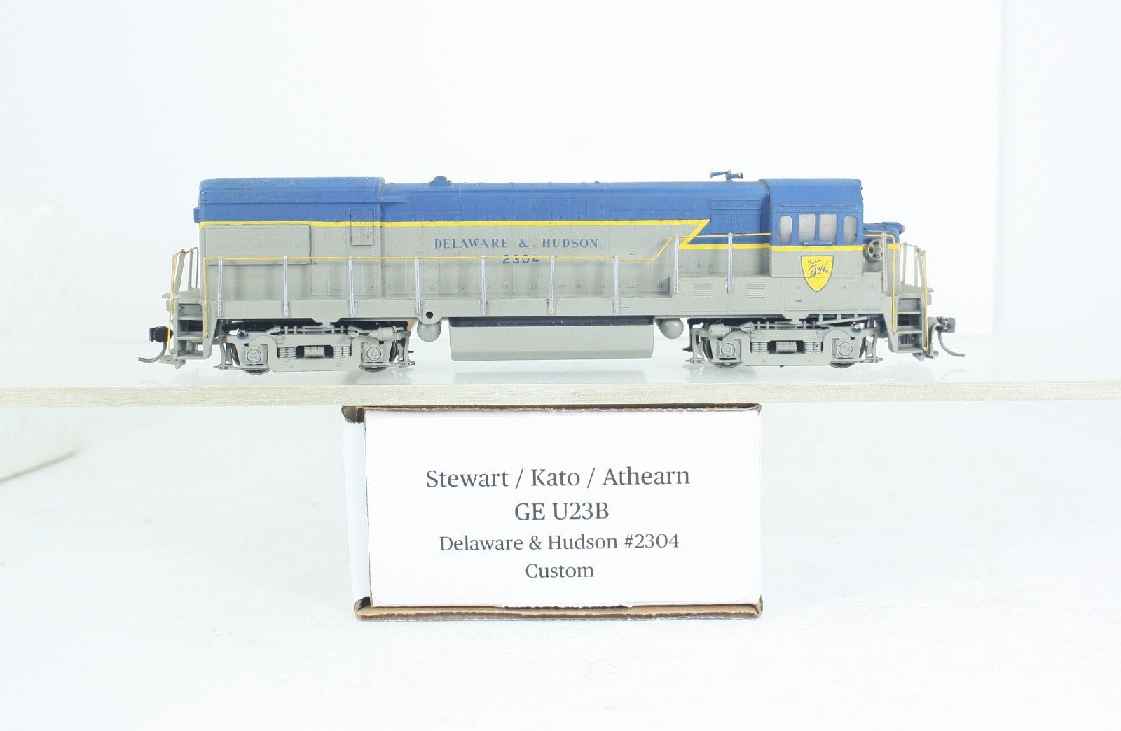 HO Scale Kato / Stewart Delaware & Hudson U23B Kitbashed Custom Diesel #2304