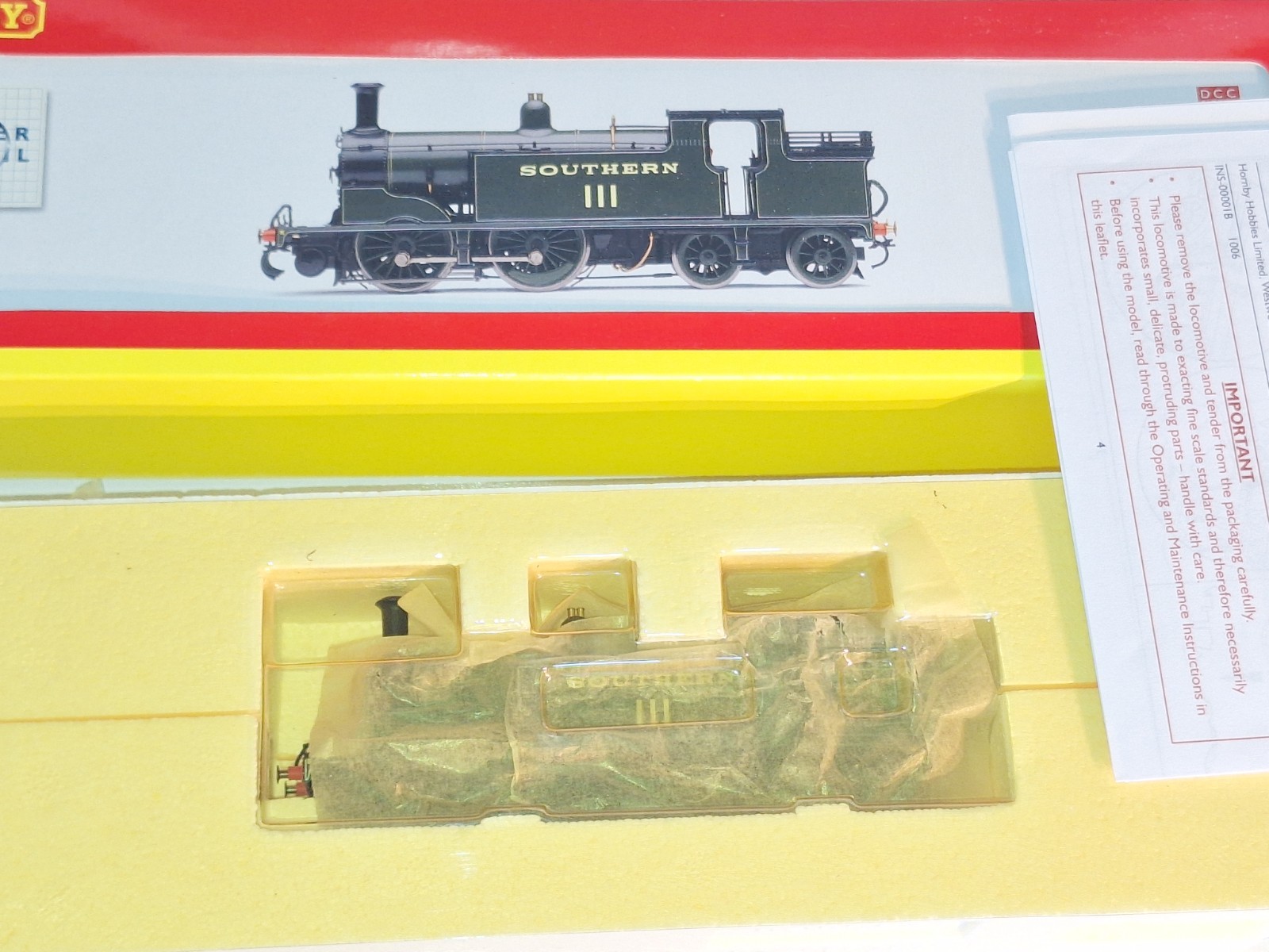 Hornby R2625X DCC Fitted SR 0-4-4T Loco #111. New Old Stock. Mint Cond. Boxed.OO