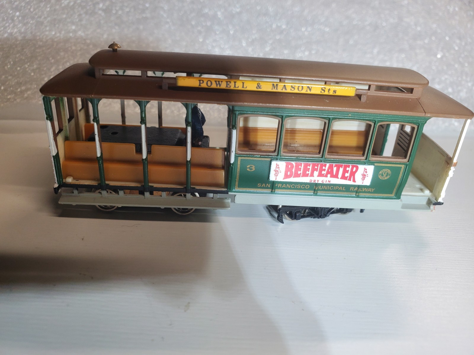 ho Bachmann Powel & Mason Street Trolley – Refurbished – DC – Runs Ok