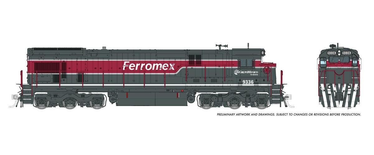 Rapido ~ HO Scale ~ Ferromex ~ C36-7 #9336 ~ DC/DCC Sound ~ 042613