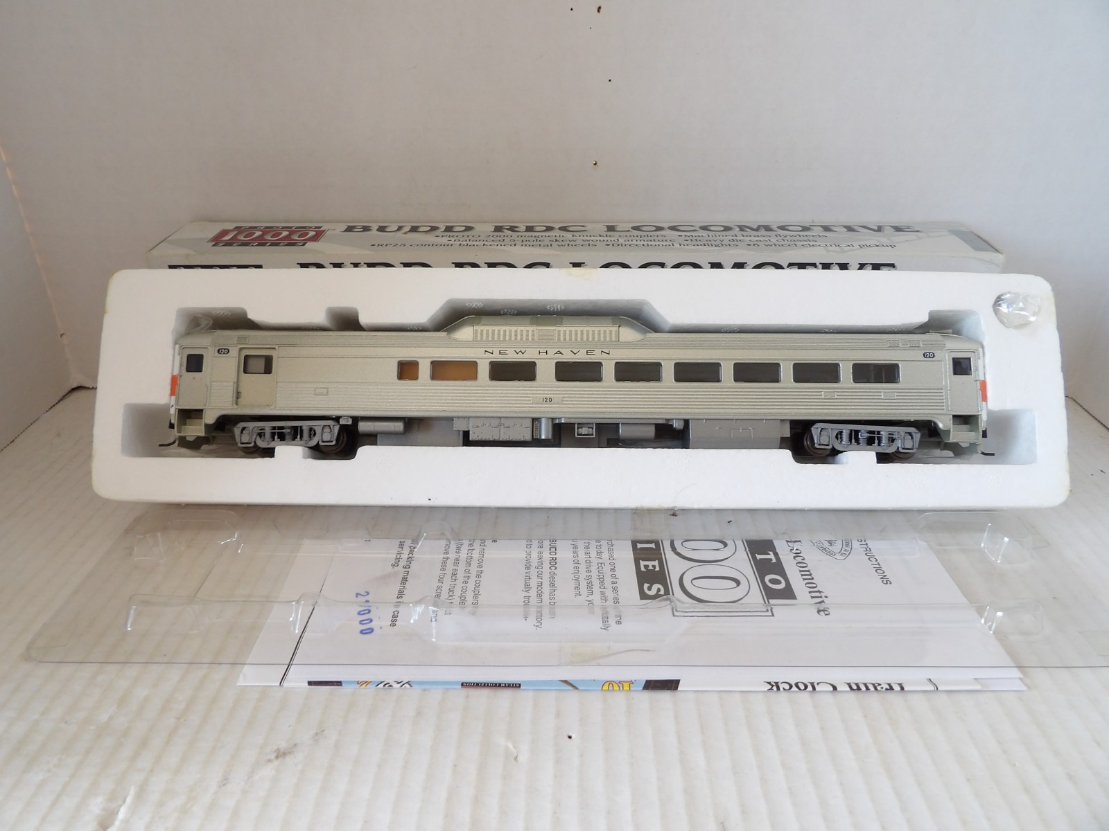 RDC-1 BUDD LOCOMOTIVE FOR; NEW HAVEN RR. BY; PROTO 1000 PO NOS