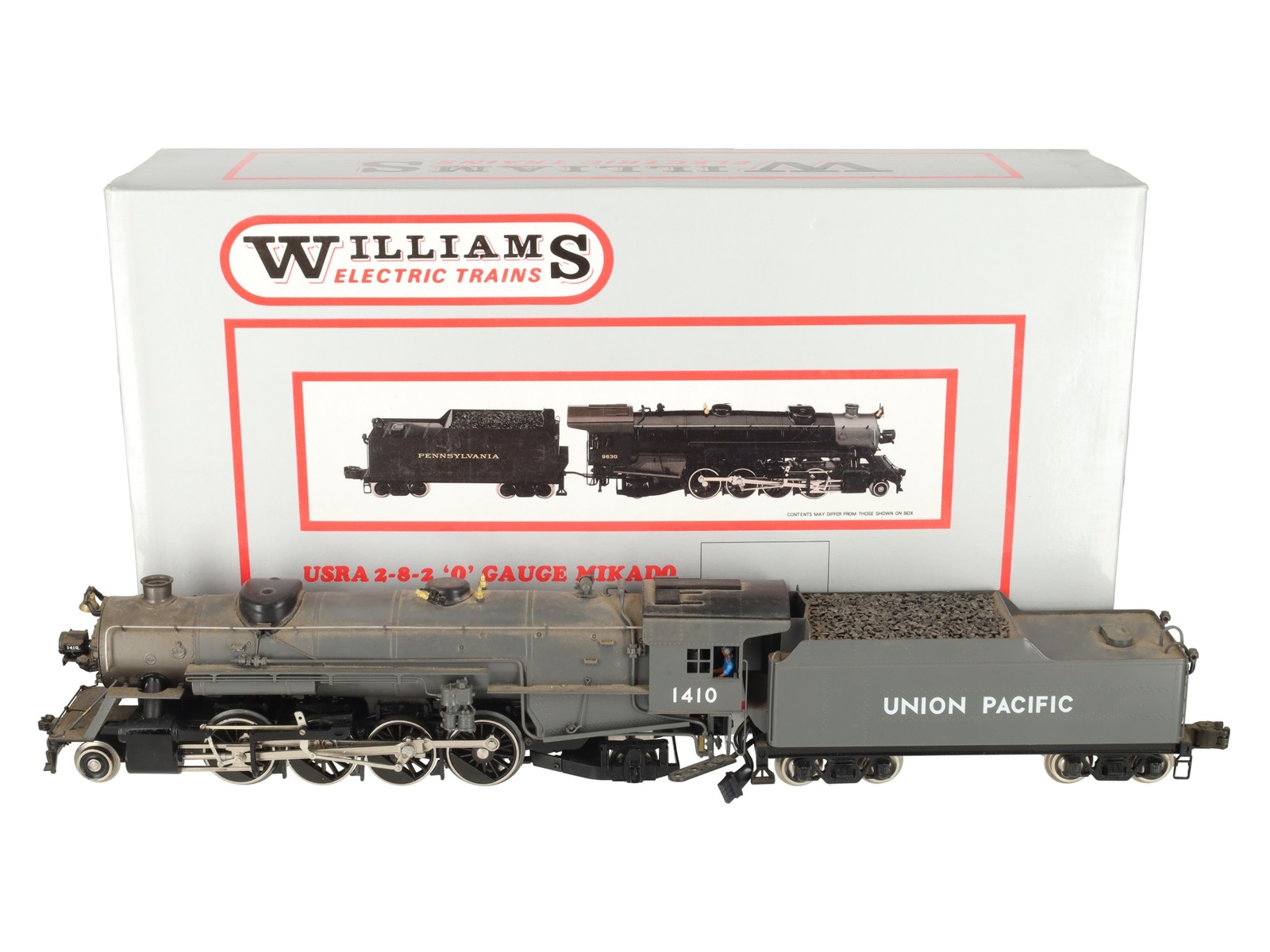 Williams 5103 O Union Pacific 2-8-2 Mikado Steam Locomotive & Tender #1410 EX