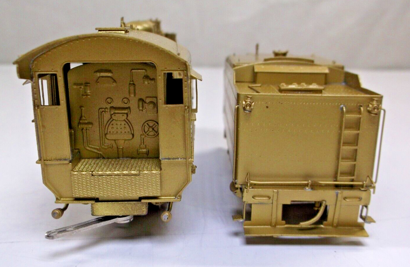 HO Sunset Models brass SP D-1 2-10-0 steam engine in original box (lot BB443)
