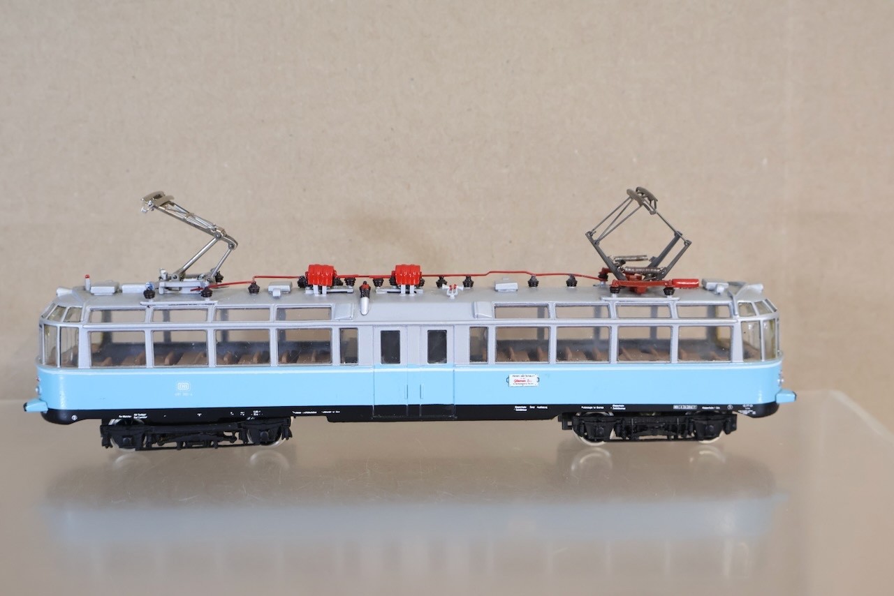 HORAK MODELLBAU DB TRIEBWAGEN BR 491 001-4 GLASERNER ZUG TRAM TROLLY CAR LOCO on