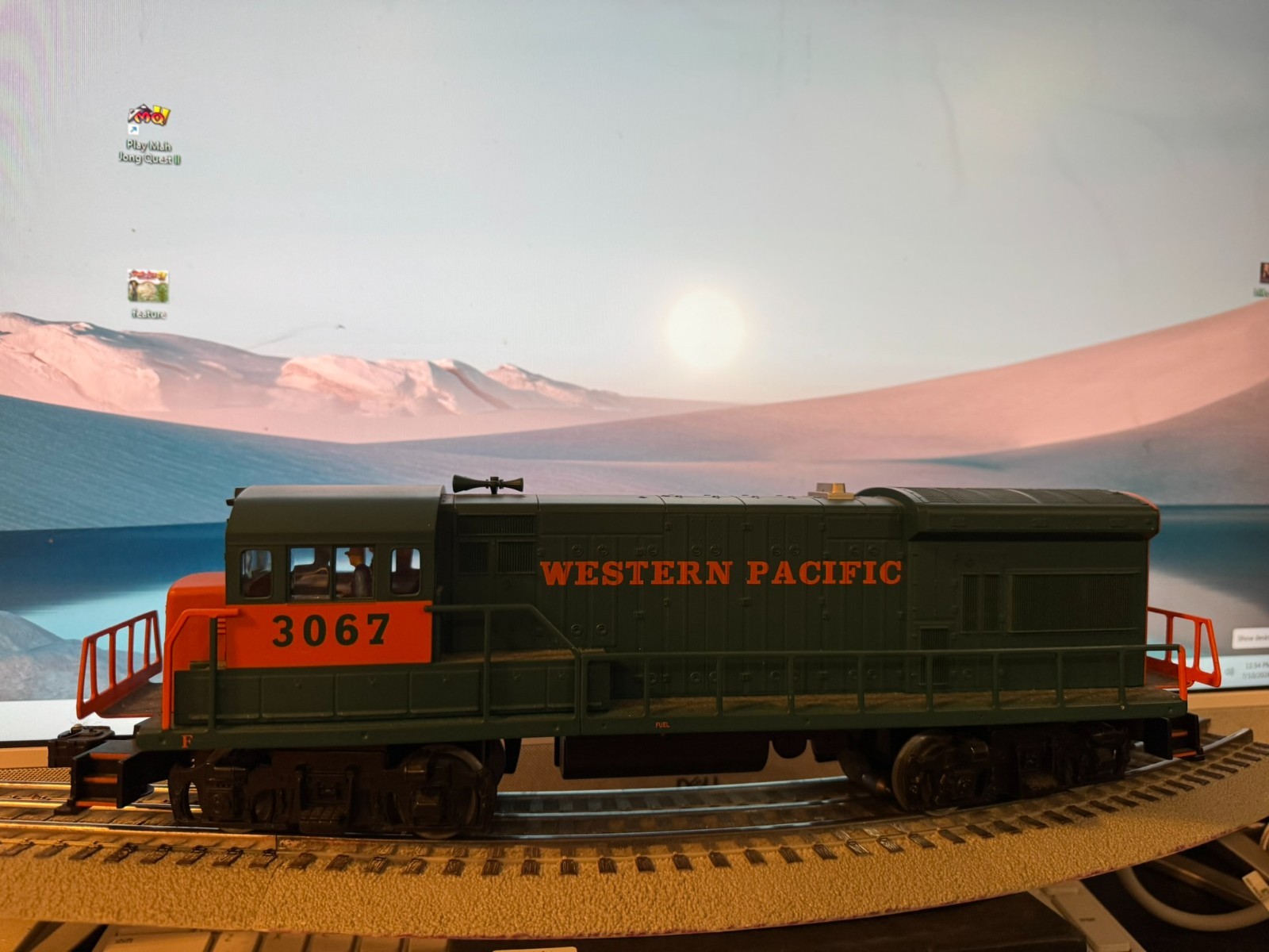 Lionel 6-28846 O Western Pacific U36B Diesel Locomotive in Original Box
