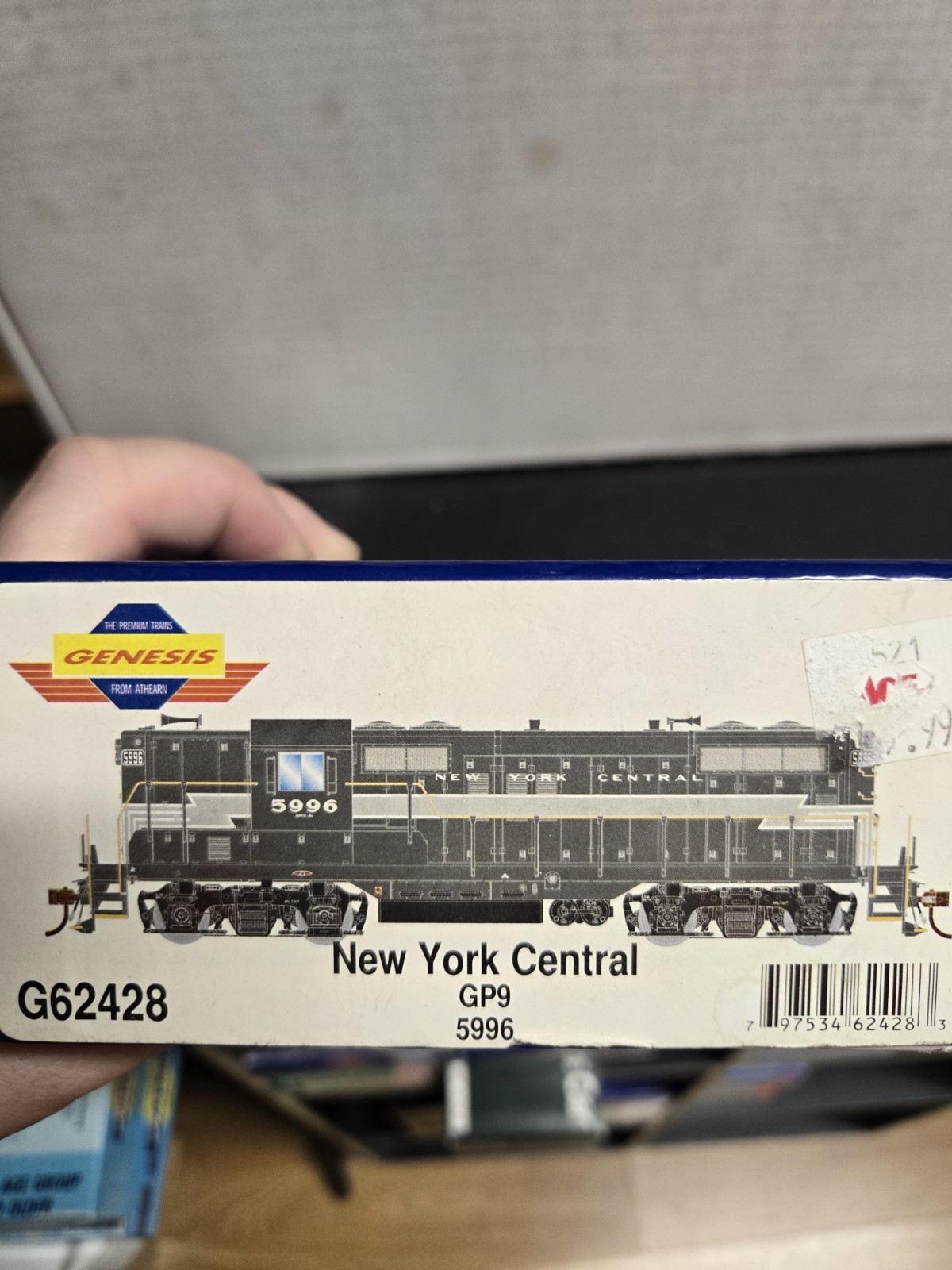 Athearn Genesis HO Scale NYC New York Central GP9 #5996 DCC READY