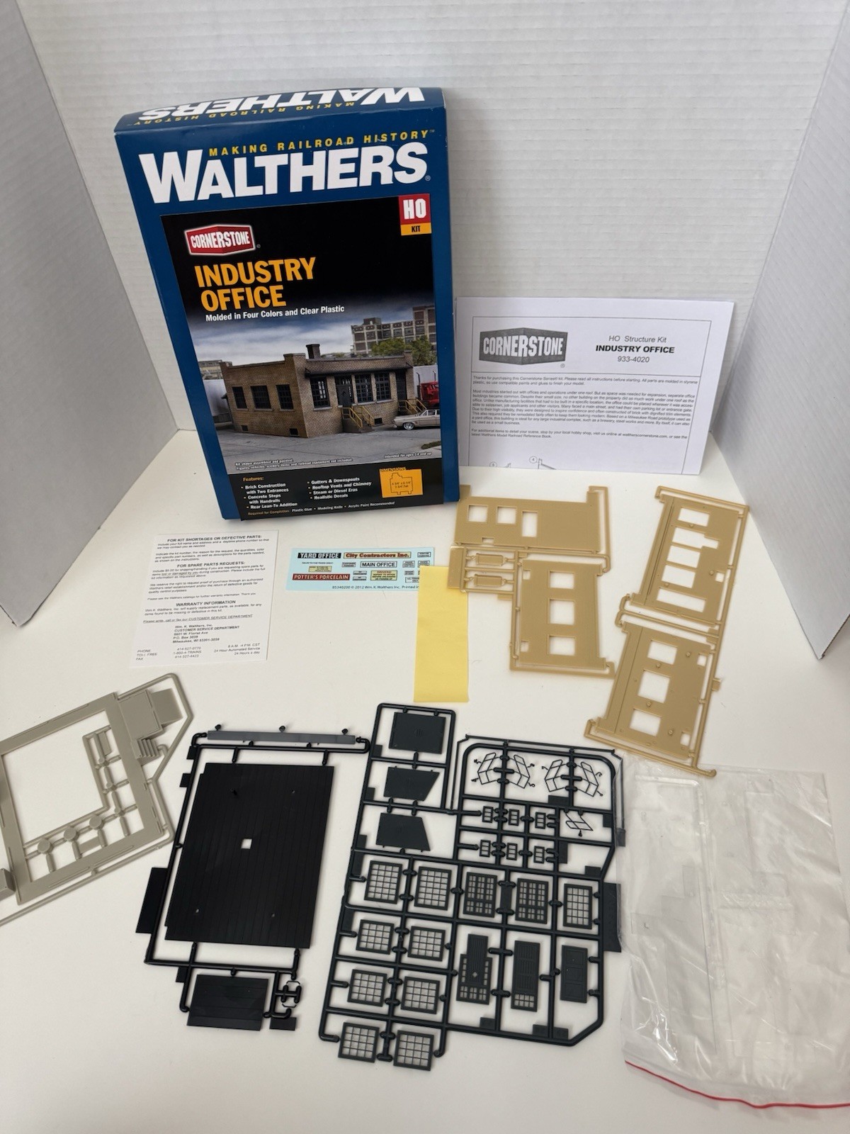 Lot Walthers HO Cornerstone Series O. L. King Sons Coal Yard Industry Office