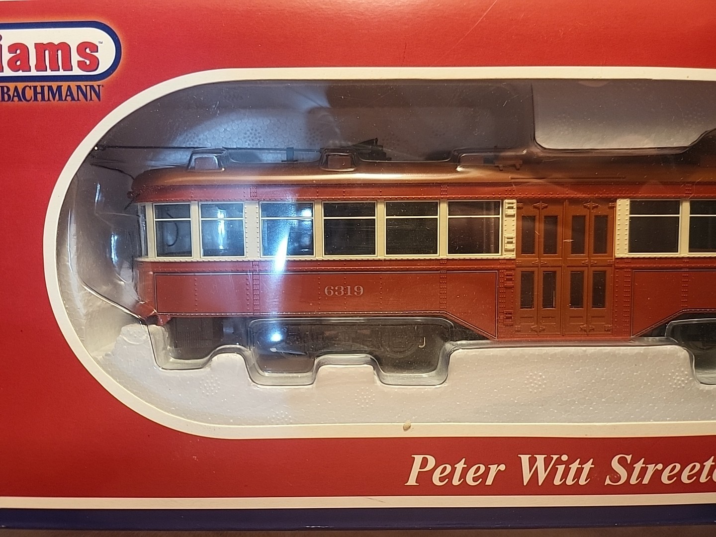 Williams by Bachmann 23902 PETER WITT STREETCAR-CHICAGO SURFACE LINES NIB