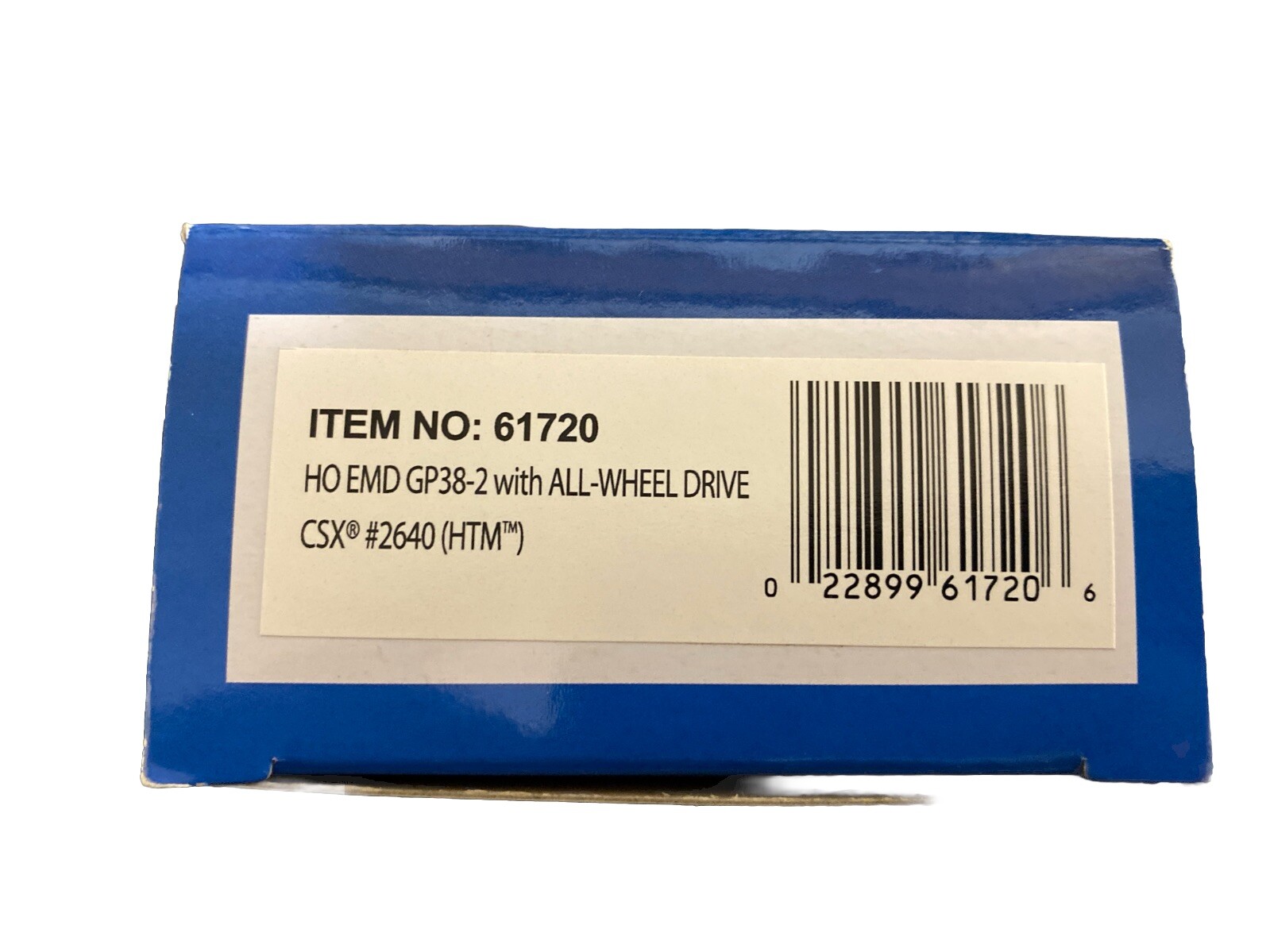 NEW Bachmann EMD GP38-2 With All-Wheel Drive CSX #2640 (HTM)
