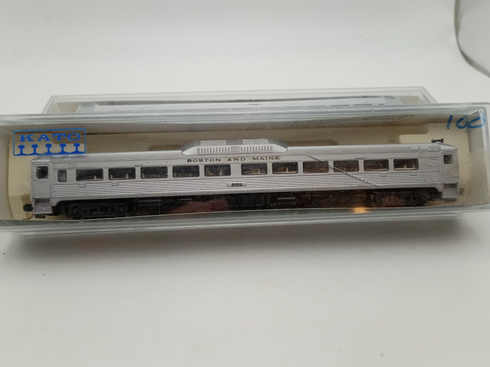 Kato N Scale RDC-1 DC Budd Demonstrator Boston And Maine DC/DCC
