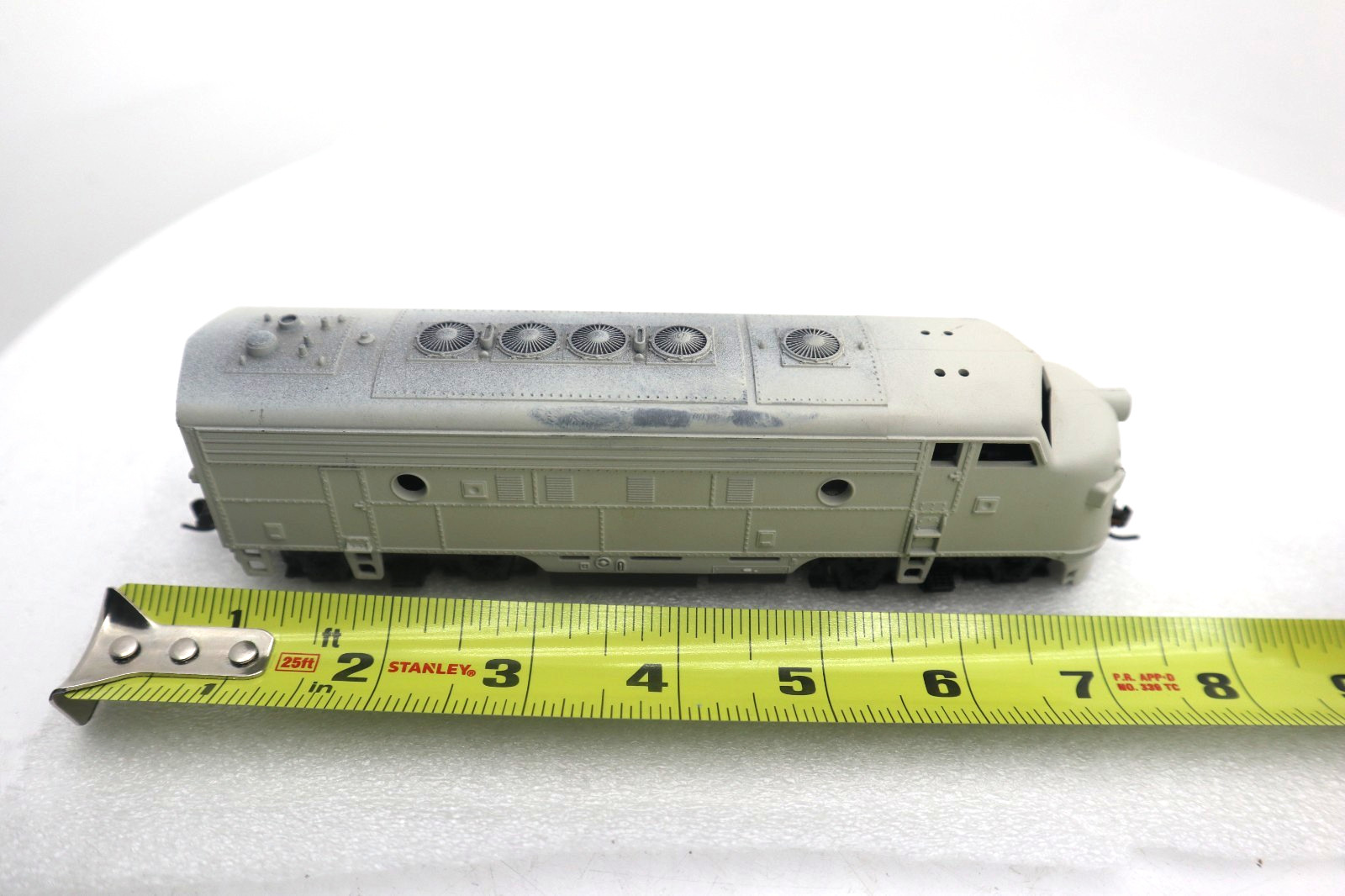 Vintage Athearn, HO, Repainted White F-7 Diesel Engine, C-7 EX