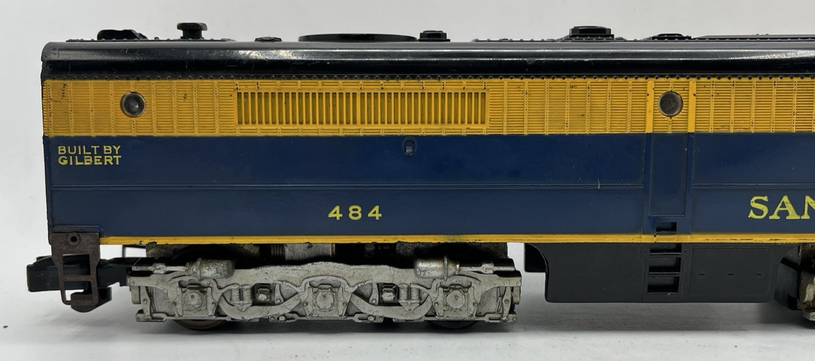 Gilbert American Flyer S Gauge 484 Santa Fe Alco PA Diesel – Runs Well