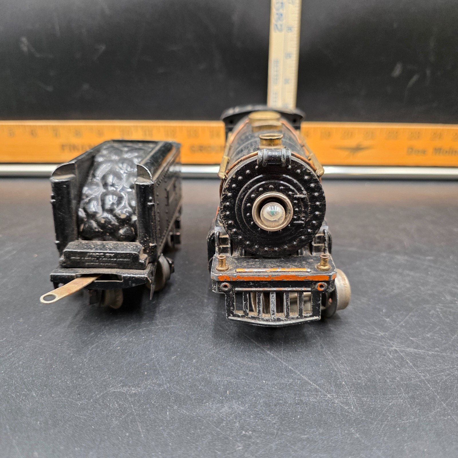 Vintage Lionel IVES 257 257T Transition Set Locomotive Tender Tinplate UNTESTED