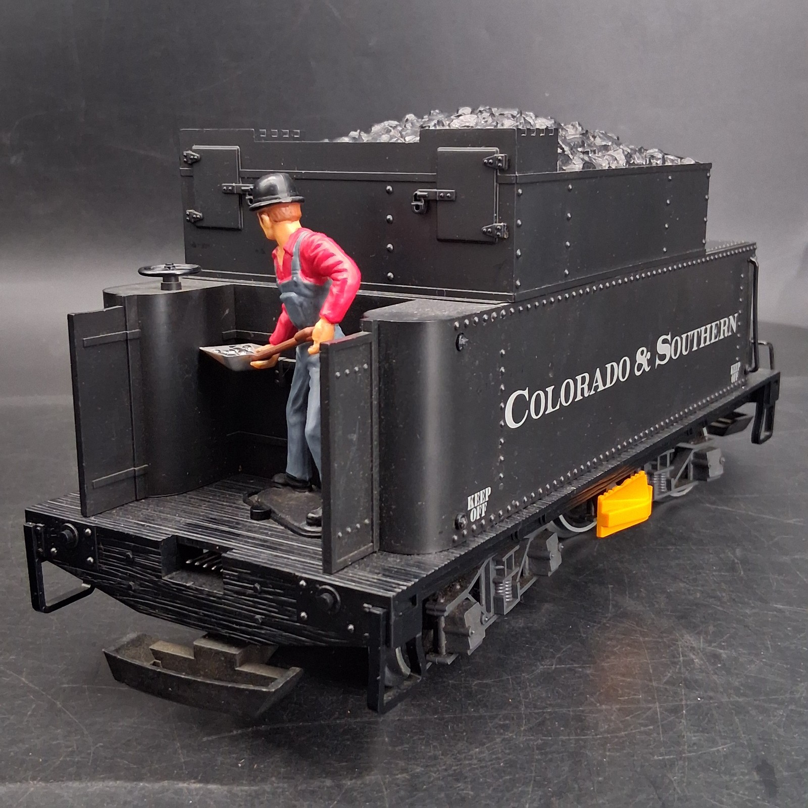 (C) LGB G Scale 23191 Mogul Steam Locomotive C&S Colorado Coal Tender Tested