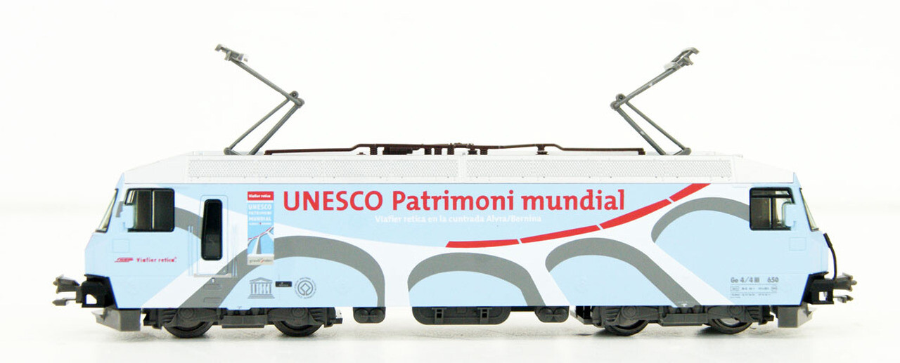 USA Seller – New! KATO N gauge 3101-3 RhB Ge4/4-III #650 “Unesco Welterbe” color