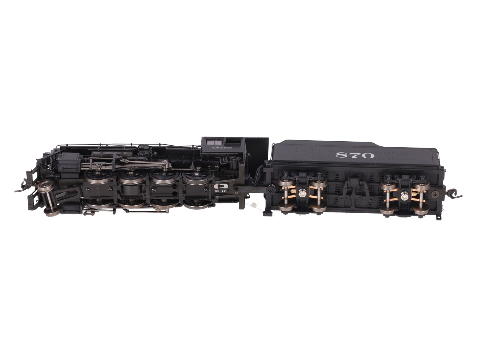 Broadway Limited 2785 HO Santa Fe Baldwin 2-8-0 Consolidation #870 EX/Box