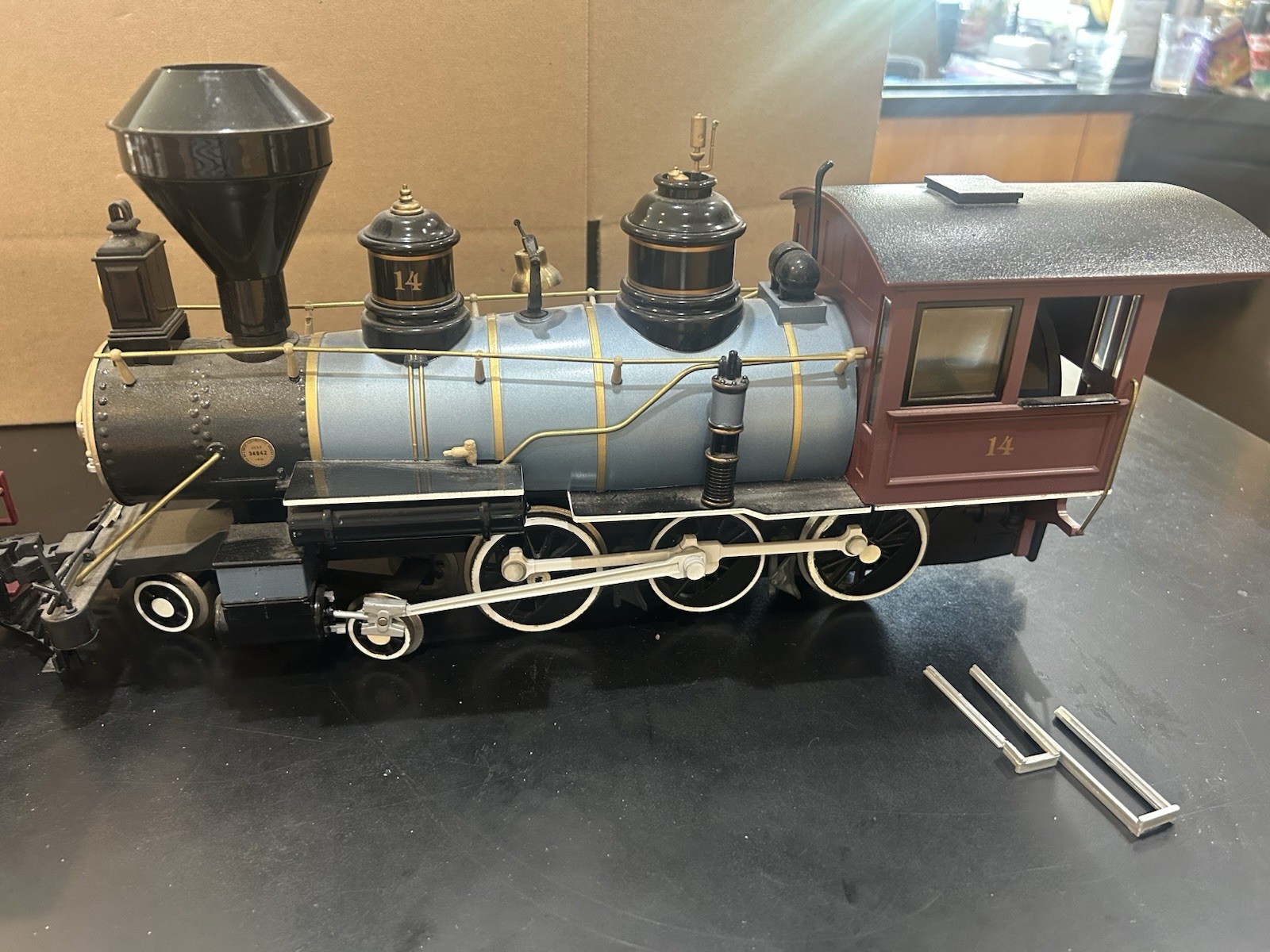 Bachmann Santa Fe 4-6-0 Steam Loco & Tender, G Scale, Restoration Or Parts