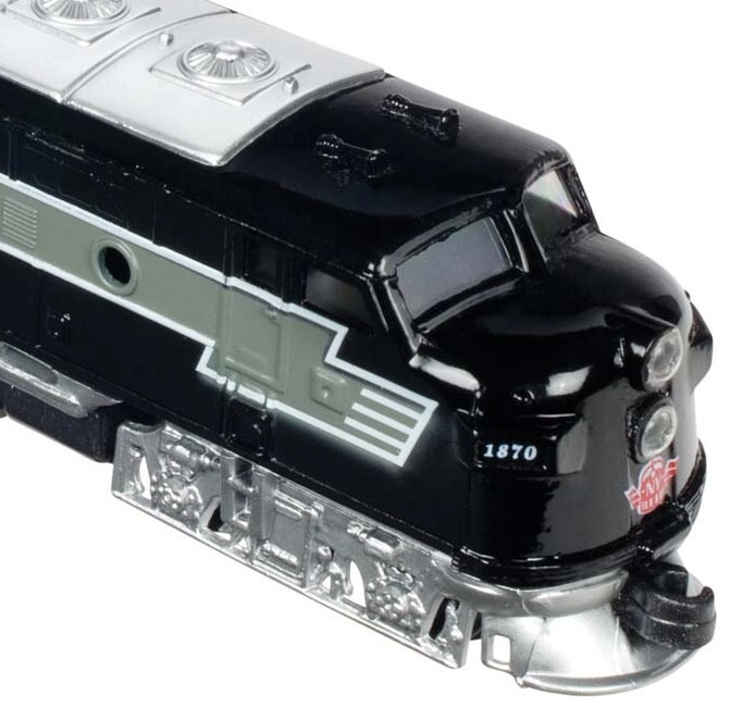 Classic Loco Diesel Engine Train Locomotive Powerful Pull Back Action 6 ½ Inches