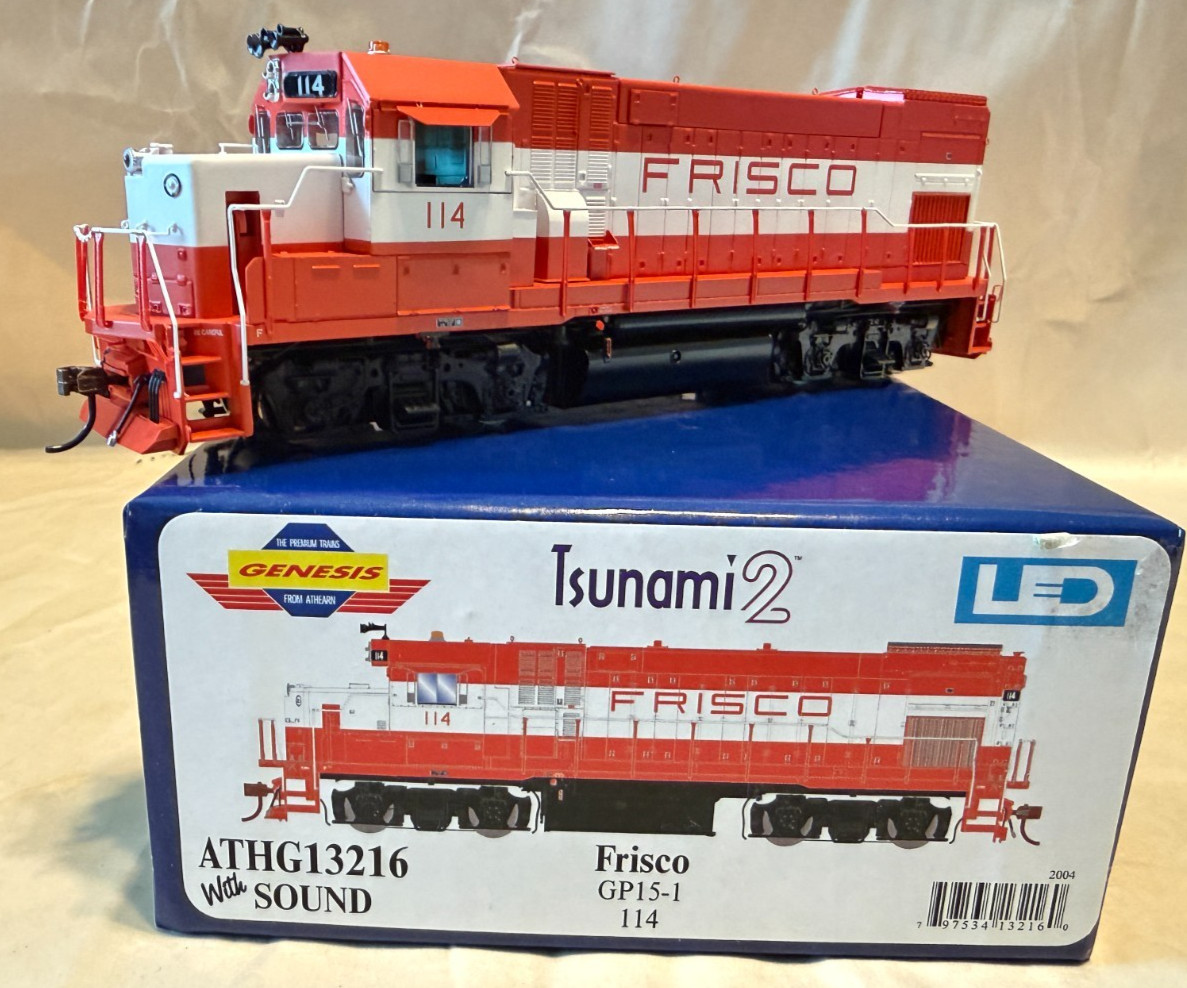 Athearn Genesis HO Scale Frisco GP15-1 with DCC & Sound