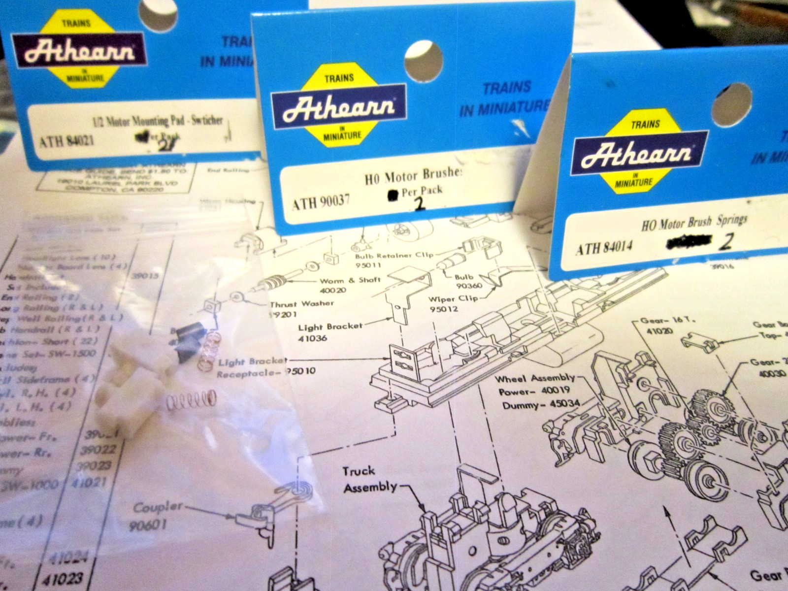 ATHEARN BLUE BOX LOCO MOTOR 84020 TUNE UP KIT