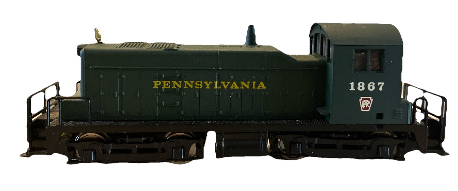 AHM HO SCALE 5014D EMD SW-1 PENNSYLVANIA DIESEL LOCOMOTIVE #1867 TESTED