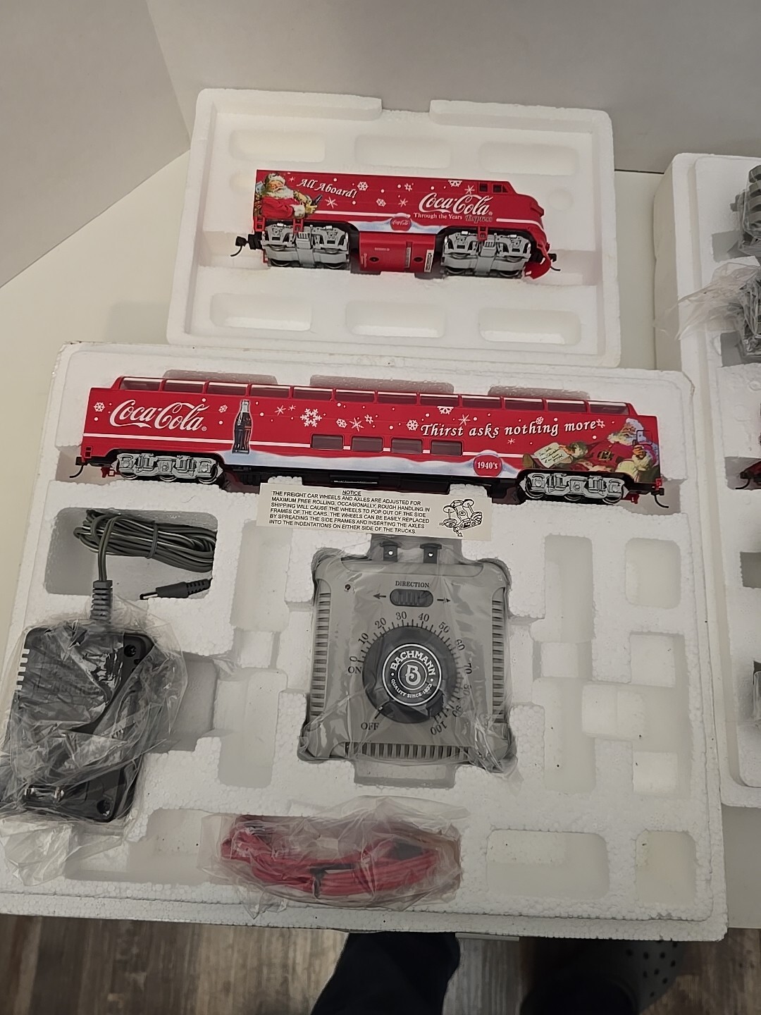 Coca-Cola Thru The Years F3 Train Set Bradford Exchange Hawthorne Village
