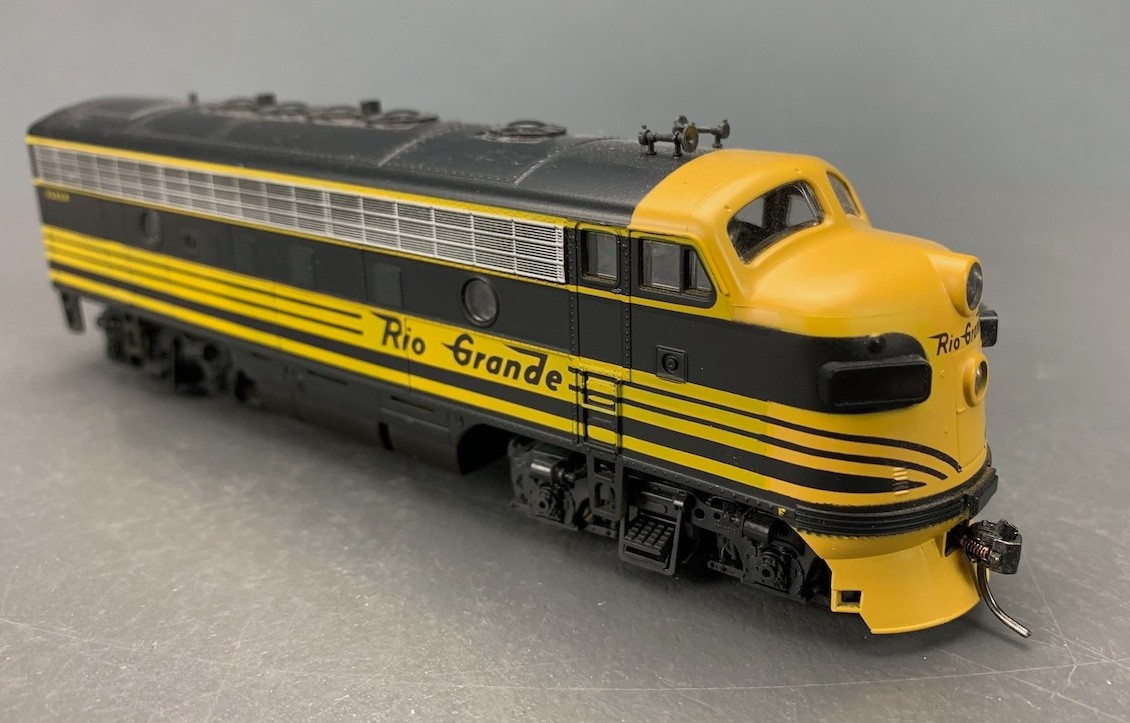 HO Stewart EMD F7A PH I Late Locomotive D&RGW Sgl Headlight KD’s HO7074