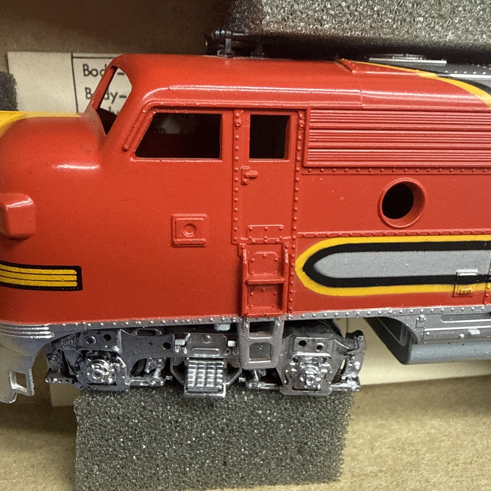 Athearn HO Santa Fe F7A Dummy Blue Box Warbonnet Assembled w/Box Vintage