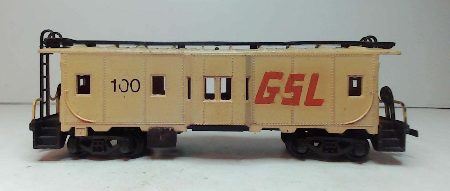 Lima HO Scale Diesel Switcher/Caboose GSL #98/100 – Hand Painted – Italy (DL068)