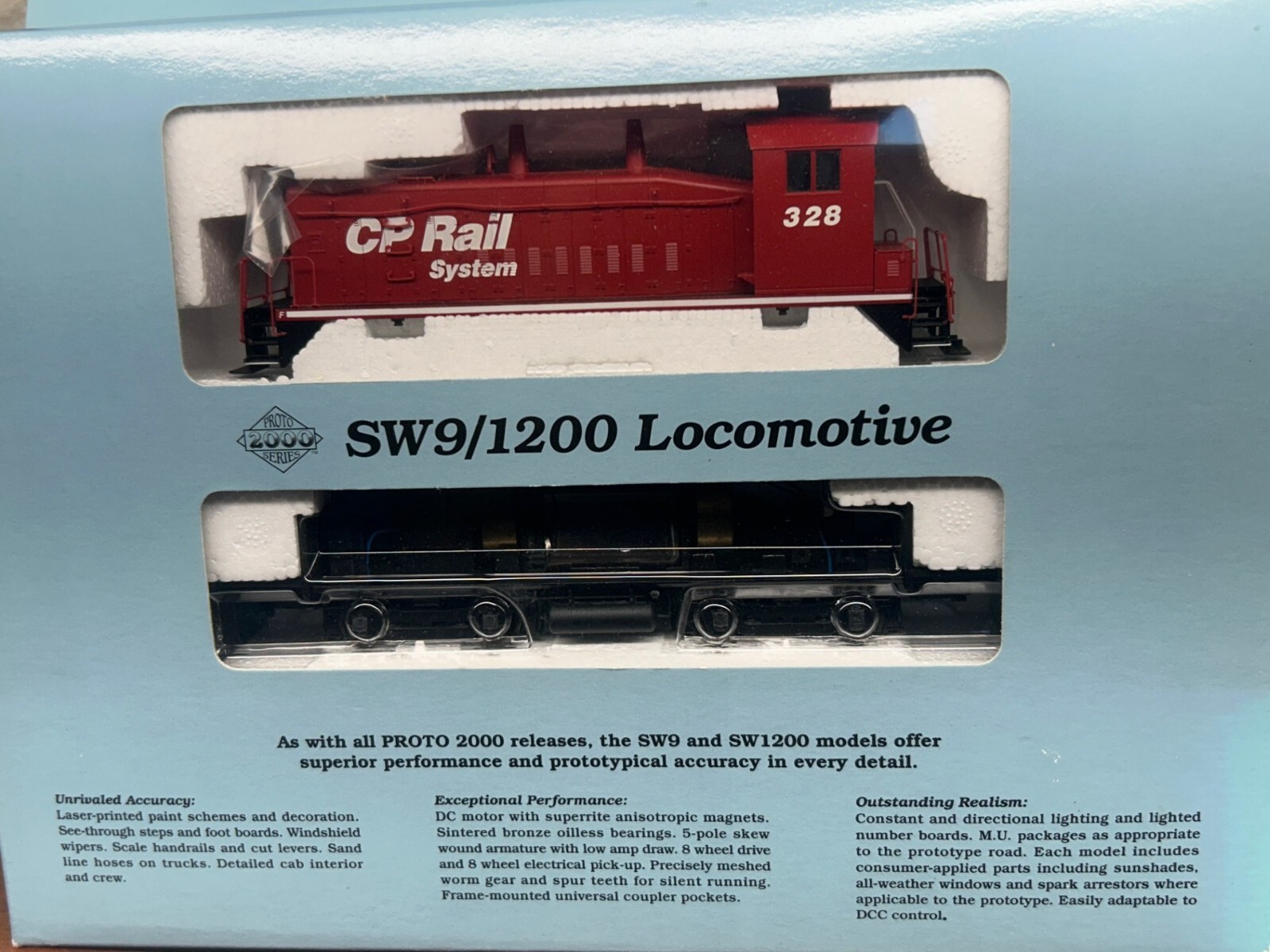 CANADIAN PACIFIC – CP RAIL SW9/1200 SWITCH LOCO – DC HO Scale “RED” NEW OOP RARE