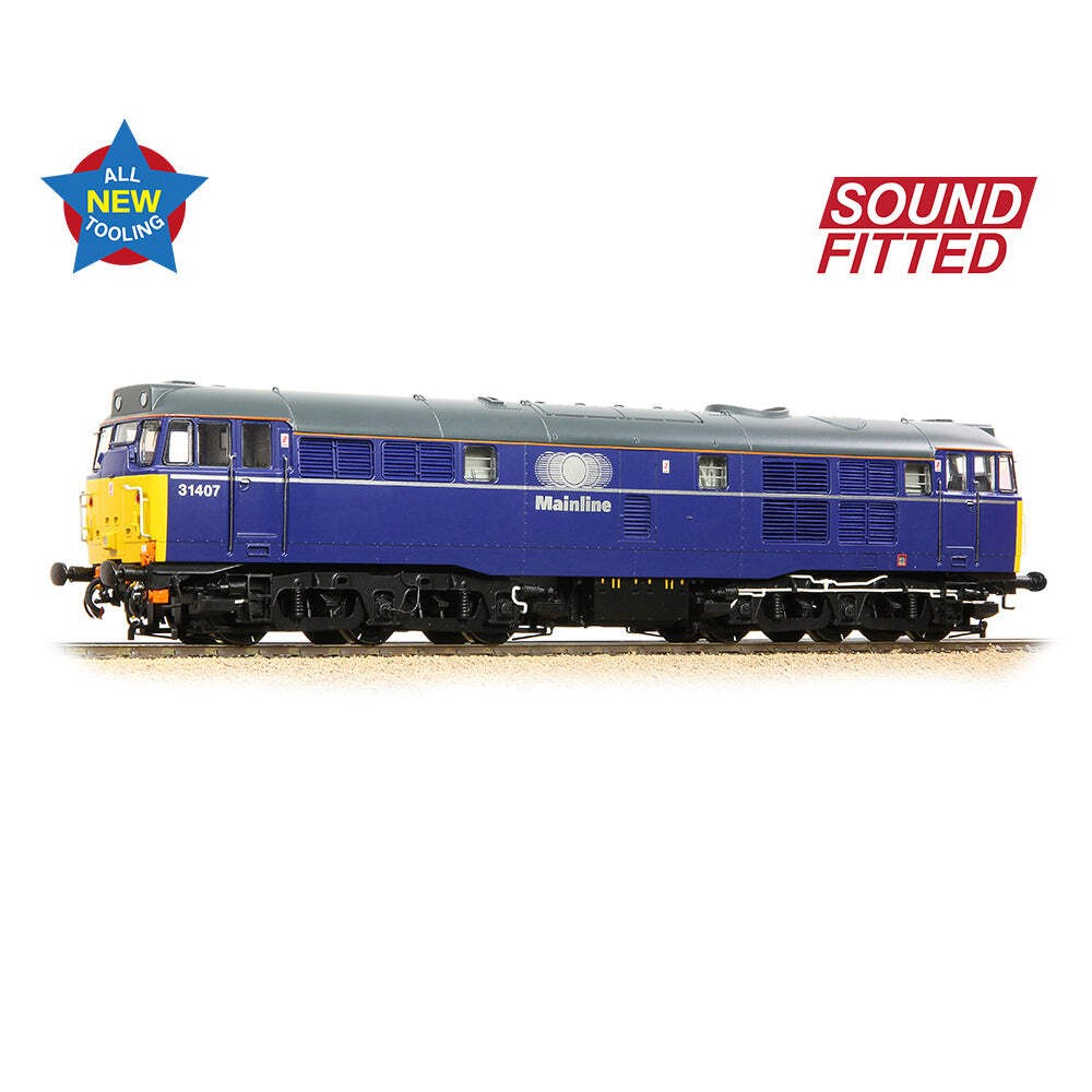 Bachmann 35-830SF OO Gauge Class 31/4 31407 Mainline Freight DCC SOUND