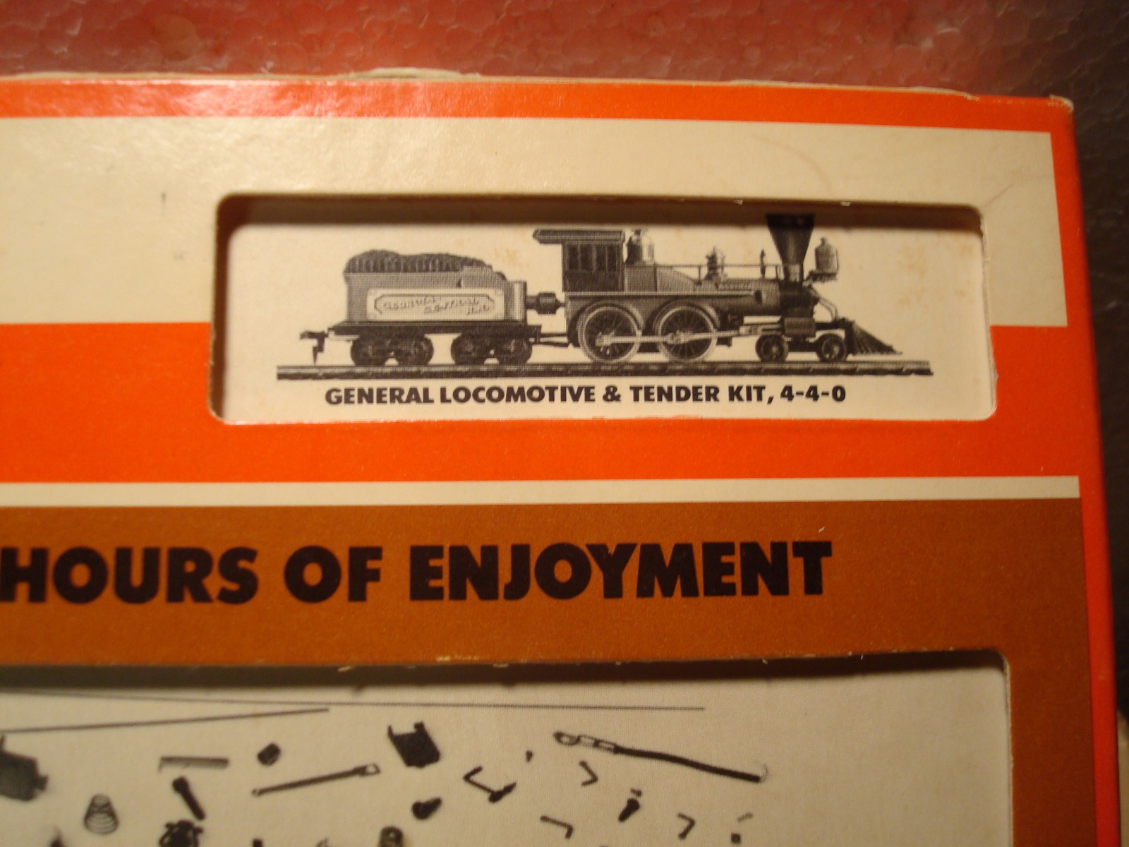 Tyco SteamLocomotiveKit 210 General LocoTender 4-4-0 7705 allparts in sealed bgs