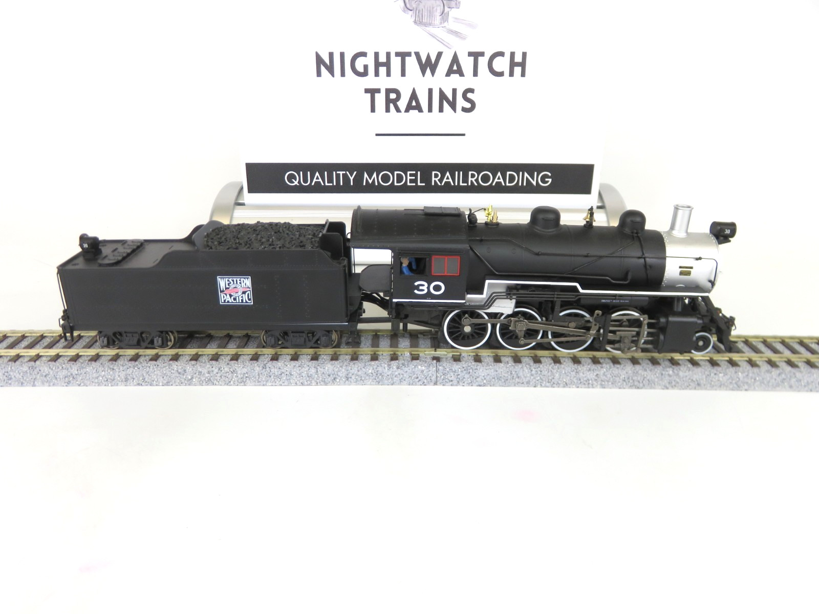 Broadway Limited 6356 HO Western Pacific 2-8-0 Steam Locomotive DCC/Sound/Smoke