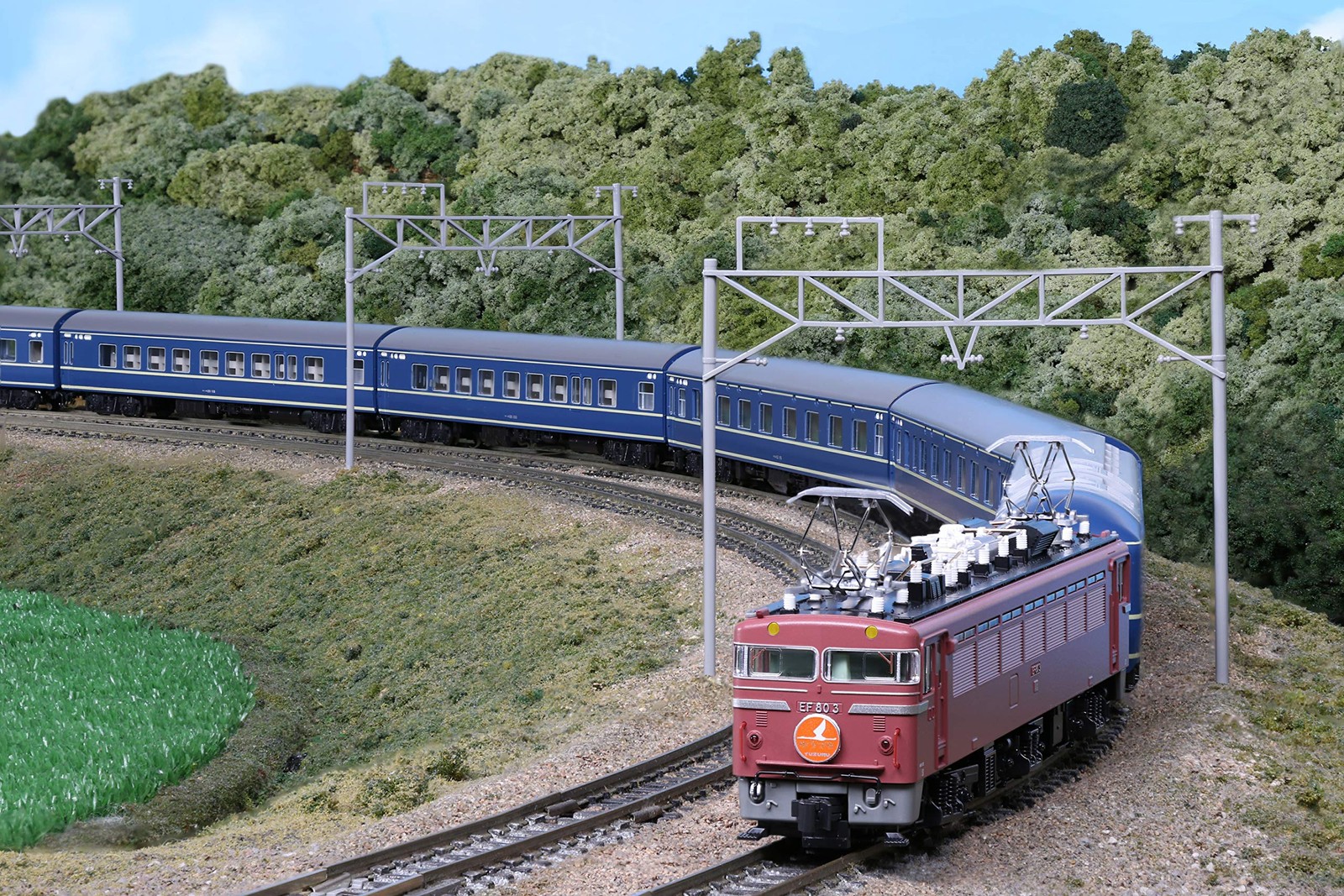 KATO N Gauge EF80 1st Form No Hisashi 3064-2 Railway Model Electric Locomotive