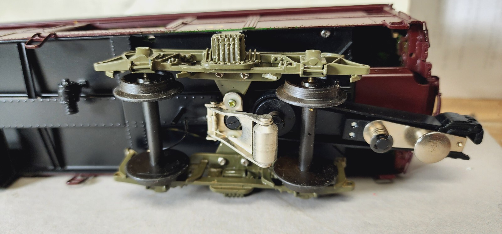 3RD RAIL – SUNSET MODELS O Long Island RR P54 COMMUTER CAR 743 BM62 BAGGAGE CAR