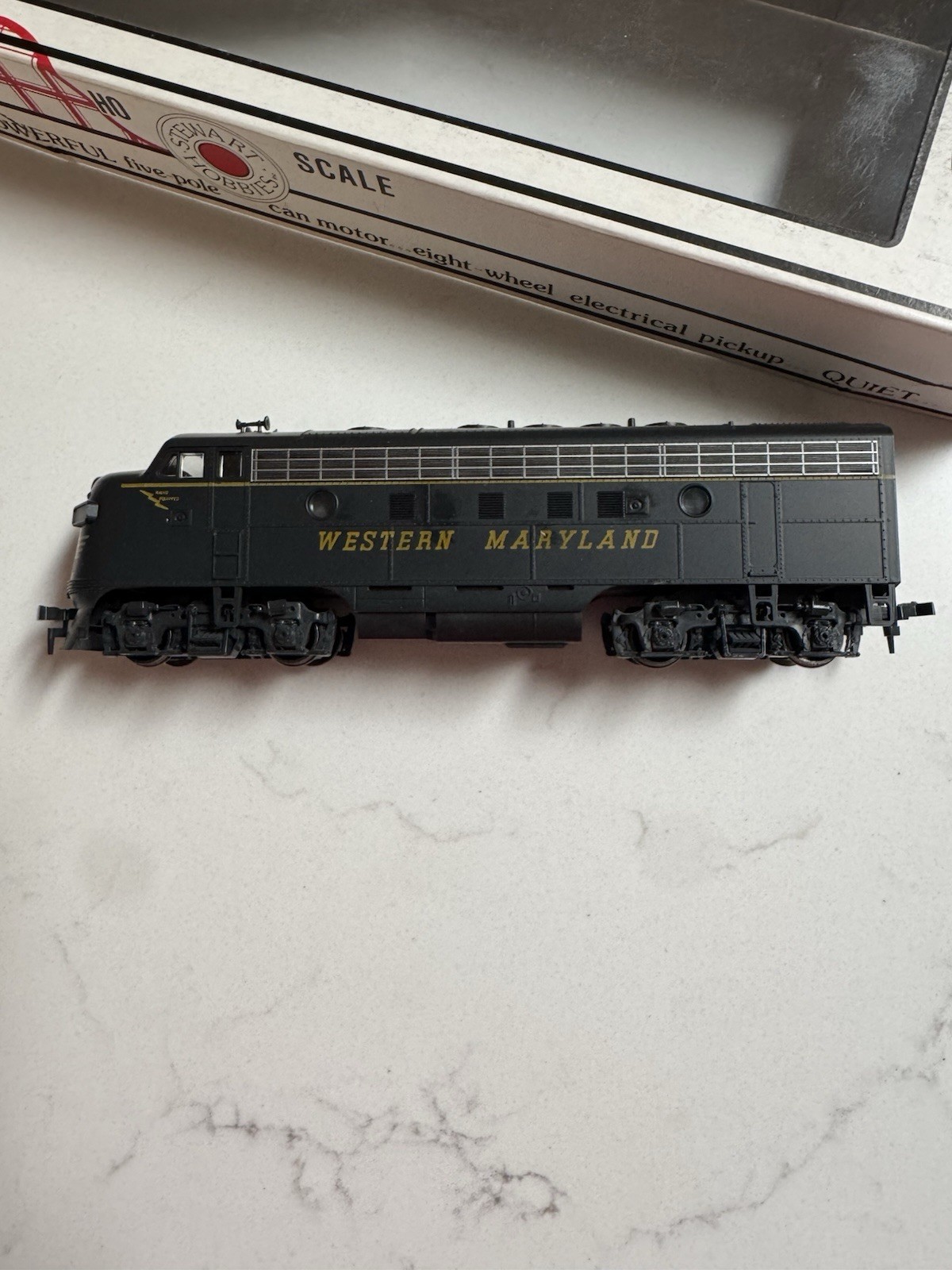Stewart Hobbies 9150 HO Western Maryland F7A Phase I Late Powered Locomotive
