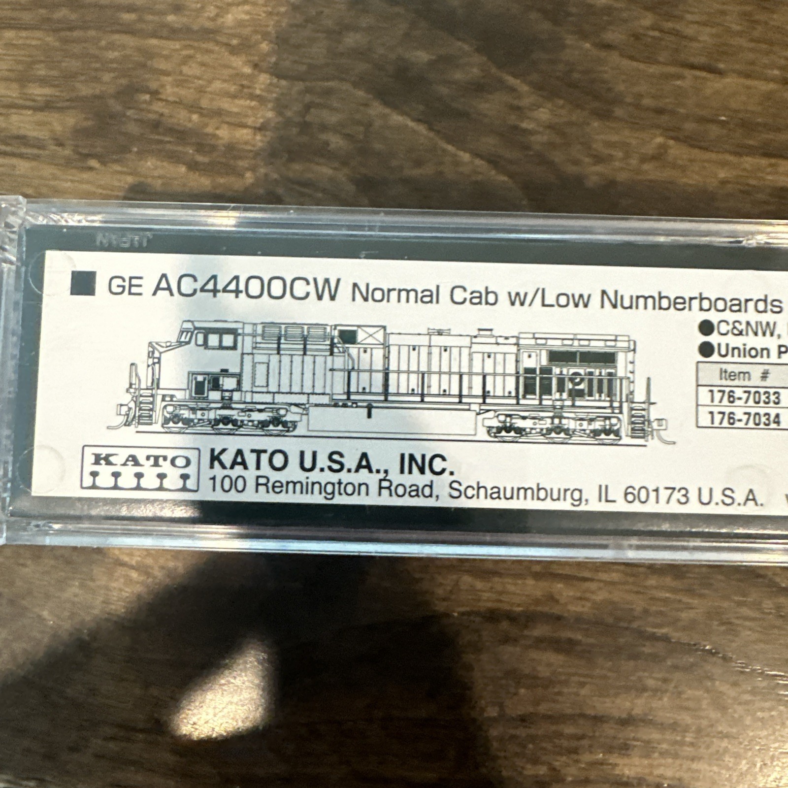 N Scale Kato 176-7003 UP Union Pacific AC4400CW Diesel #9997- DCC Ready