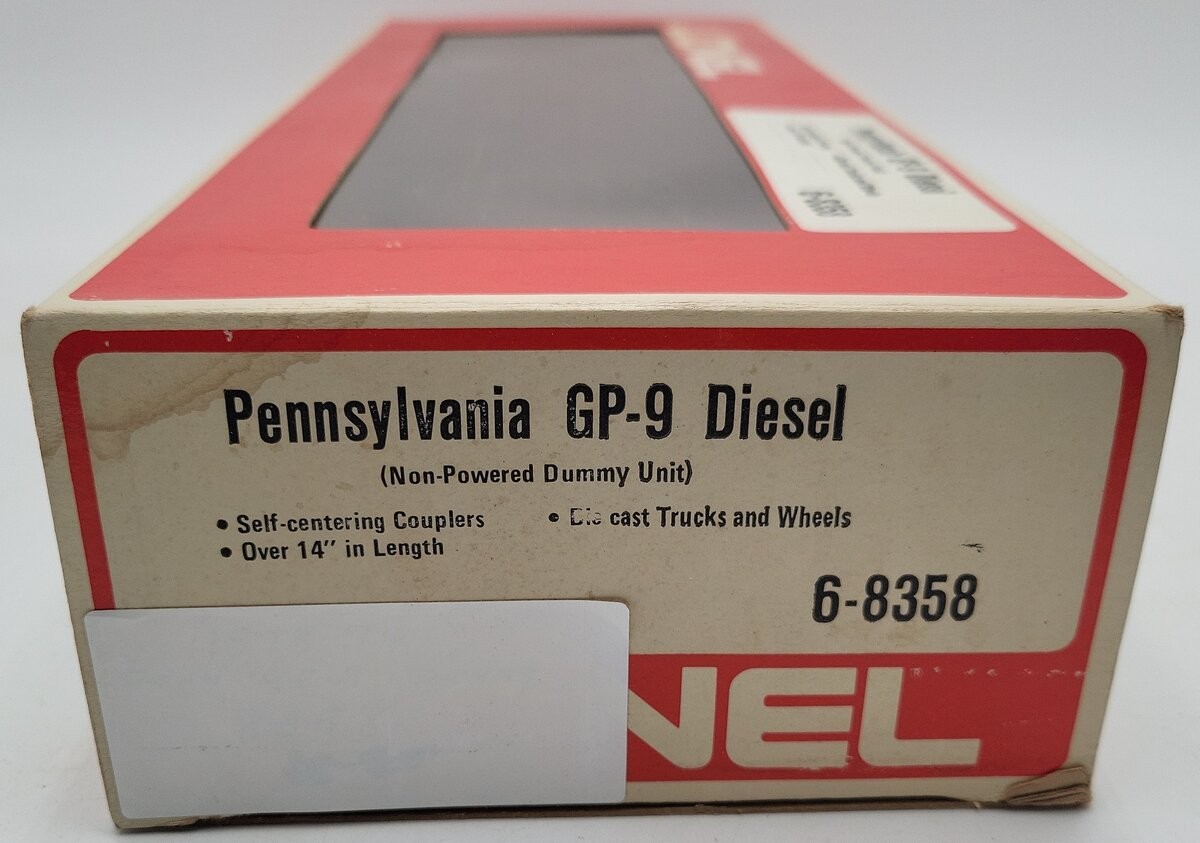 Lionel 6-8358 O Gauge Pennsylvania GP-9 Non-Powered Diesel Locomotive EX/Box
