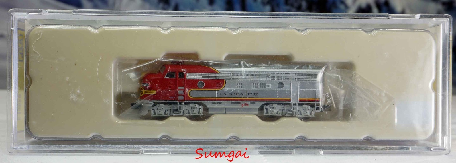 AZL Santa Fe Warbonnet F7A Diesel Rd#41 Z Scale Z Gauge American Z Line 63001-3