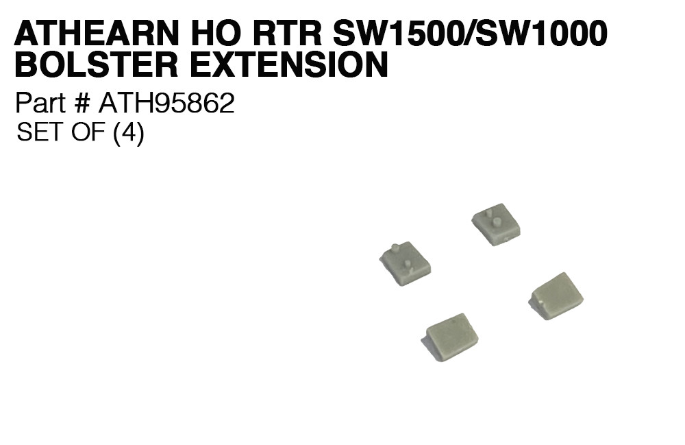 Athearn HO RTR SW1000/SW1500 Locomotive Part# ATH95862 Bolster Extension – New