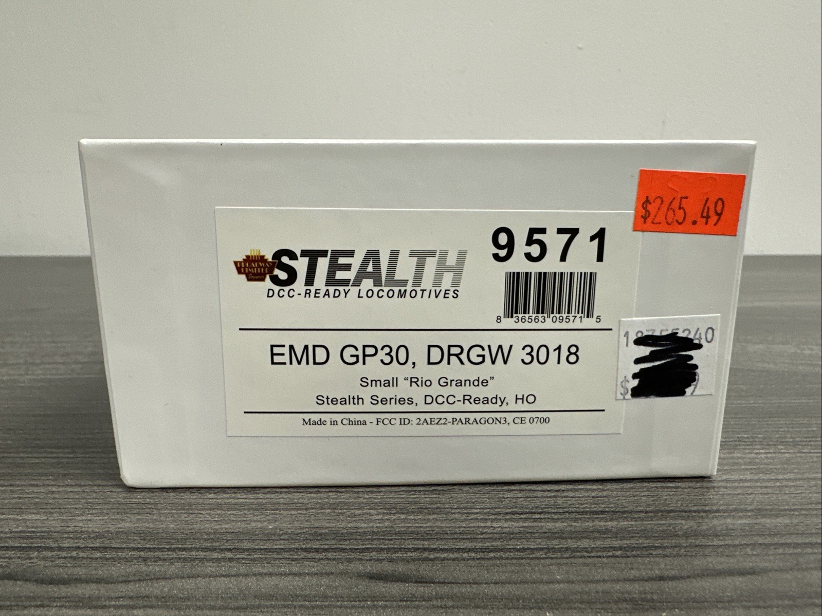 Broadway Limited HO #9571 EMD GP30 Locomotive D&RGW #3018 DCC Rdy NIB – CC