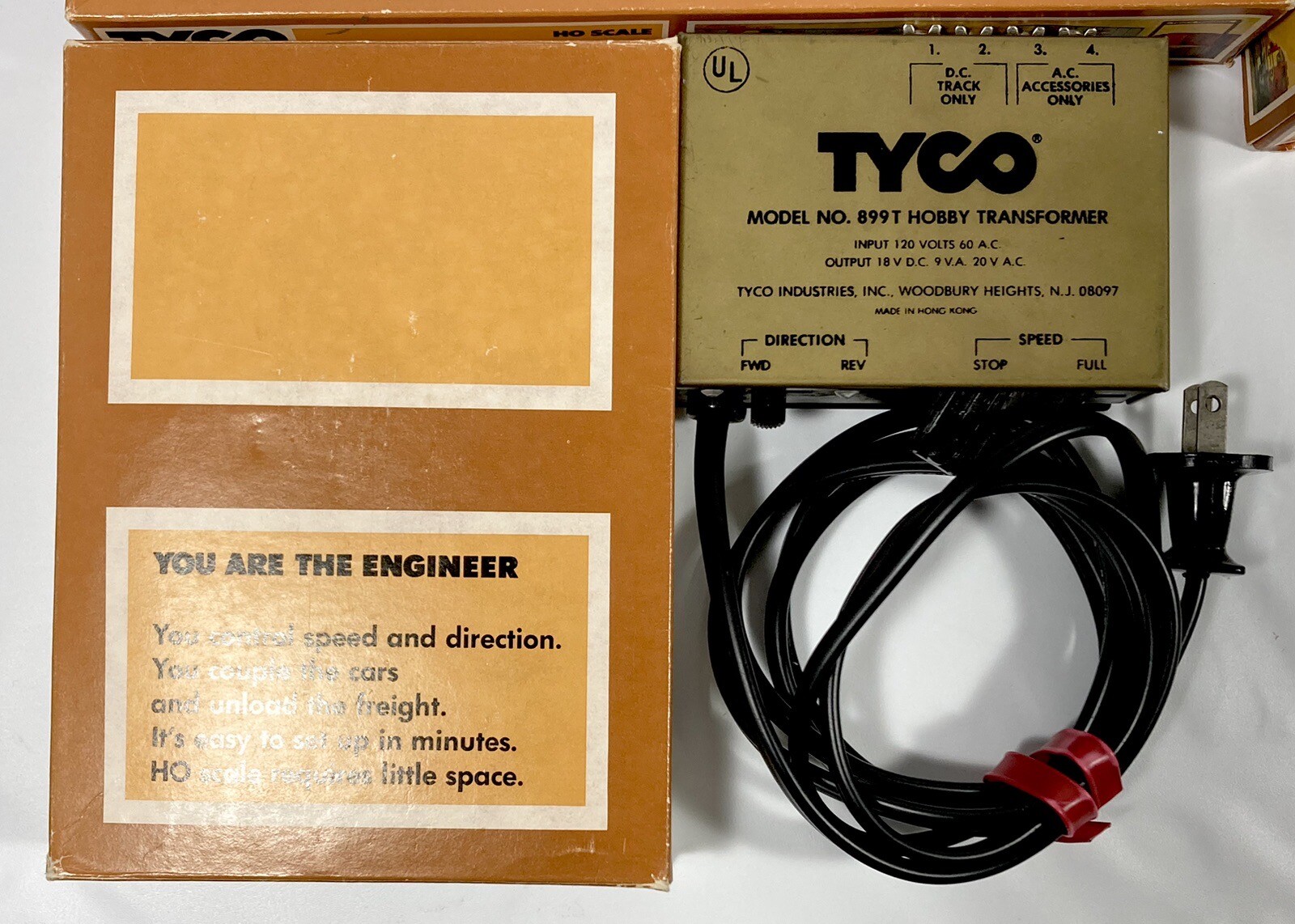 LOT HO Tyco Atlas Track Train Log Dump Autoloader Piggyback Car Set Switches Vtg