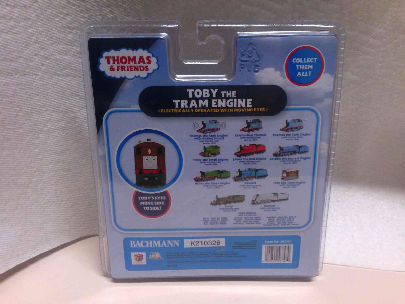Bachmann Trains Thomas and Friends Toby Tram 58747 HO/OO 2018 Brand New