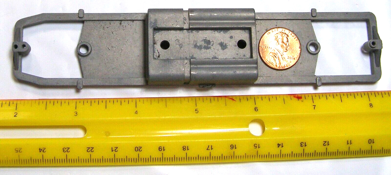 Unknown Brand Die Cast HO Scale Model RR Locomotive Chassis RTC
