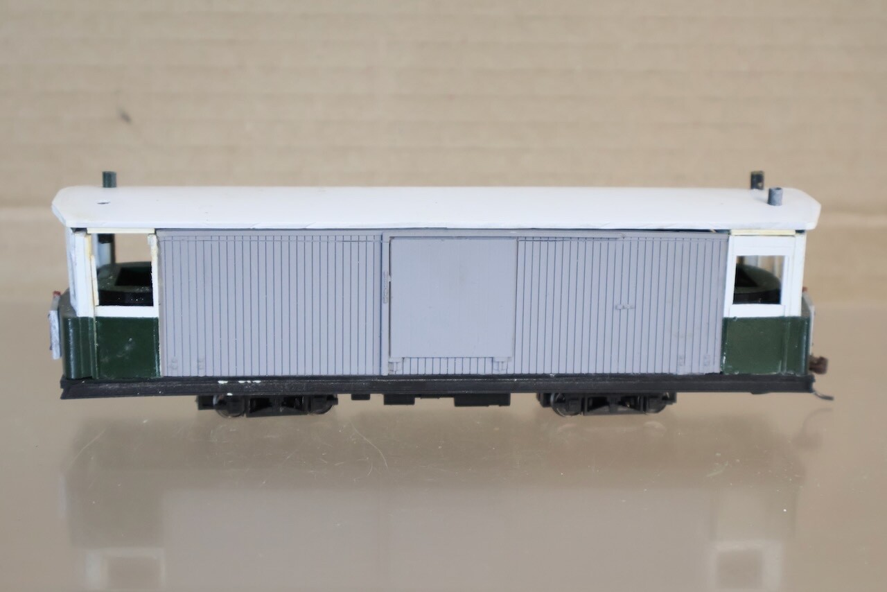 KIT SCRATCH BUILT O-16.5 NARROW GAUGE DCC FITTED WORKS RAILCAR BUS LOCO om