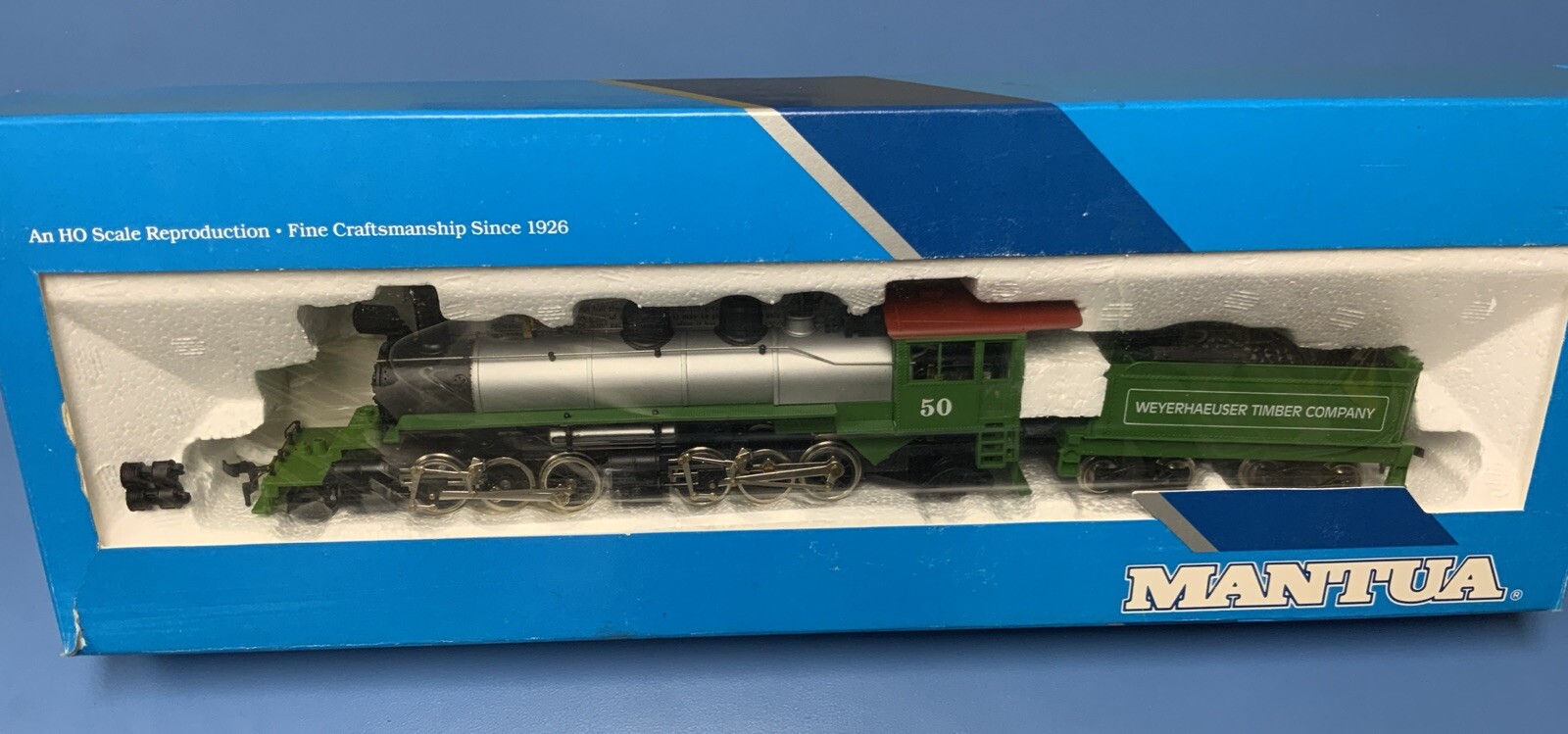 MANTUA 334-100 MALLET LOGGER – TENDER LOCOMOTIVE WEYERHAEUSER TIMBER CO.